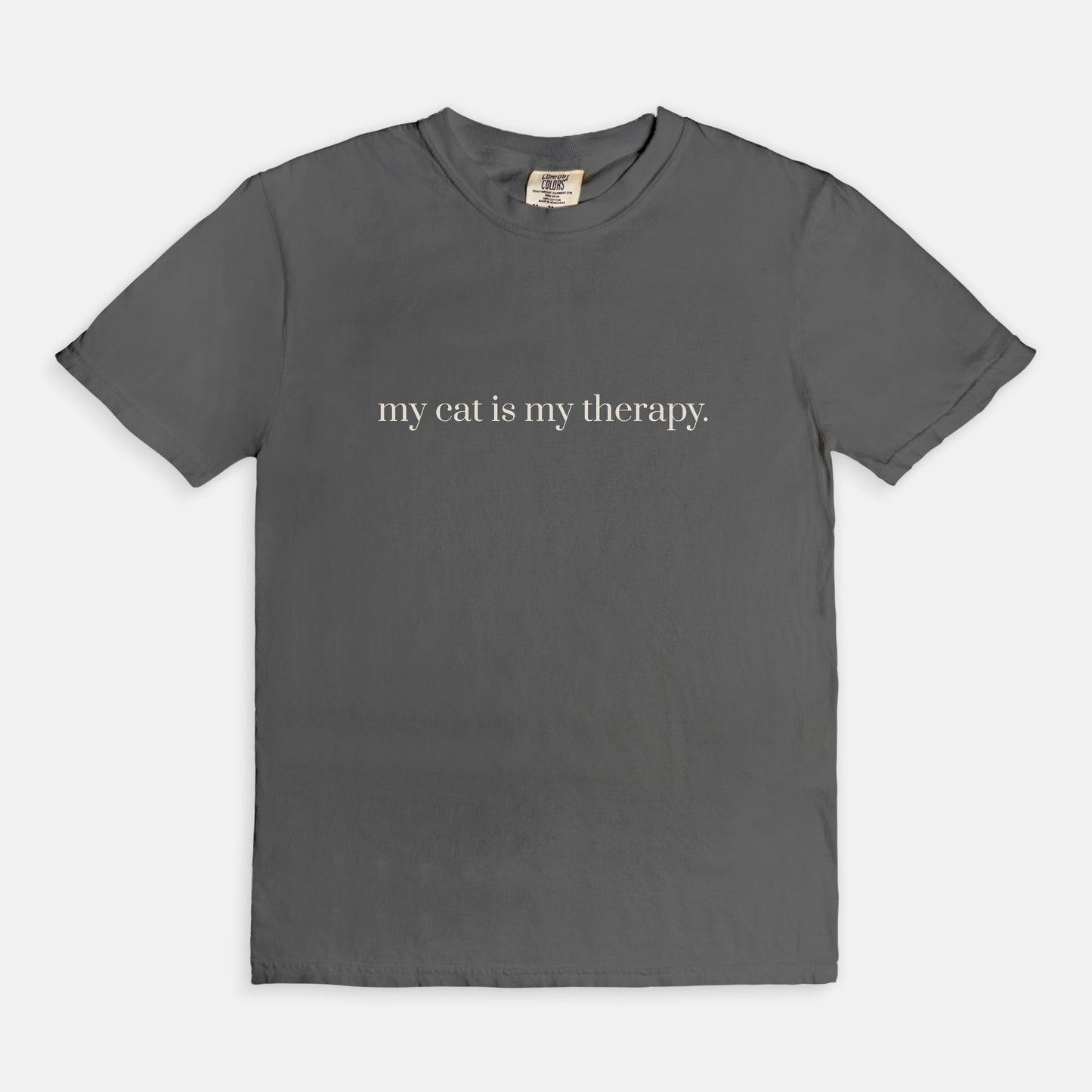 Comfy Tees - my cat is my therapy