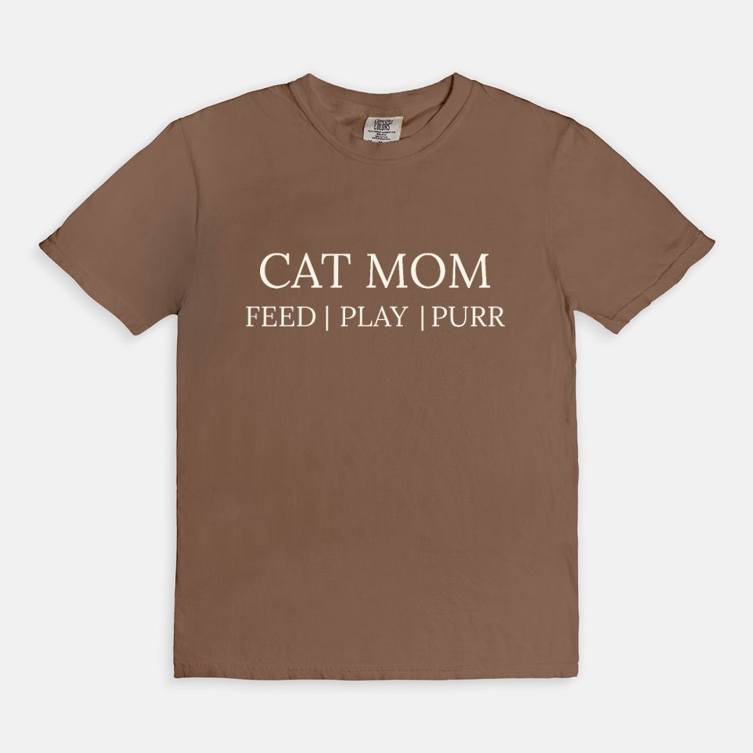 Comfy Tees - CAT MOM