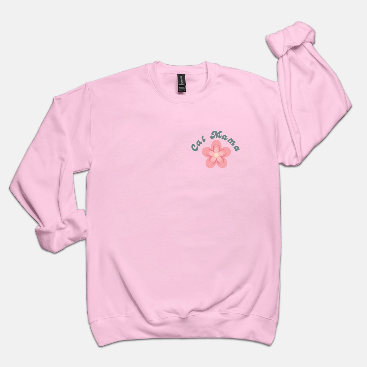 Comfy Sweats - Floral Cat Mama (crewneck)