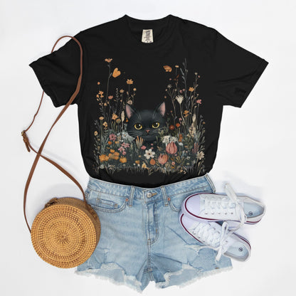 Comfy Tees - Vintage Halloween Cat