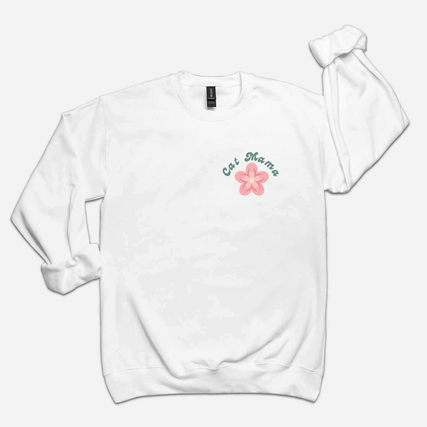 Comfy Sweats - Floral Cat Mama (crewneck)