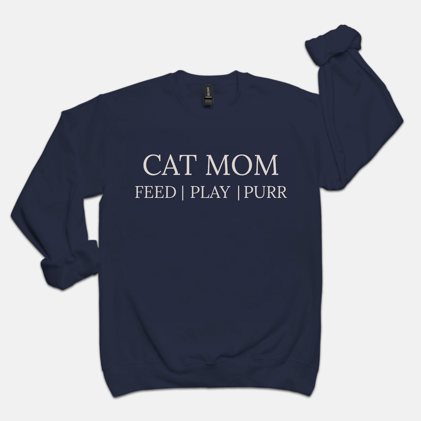 Comfy Sweats - Cat Mom Vibes (crewneck)