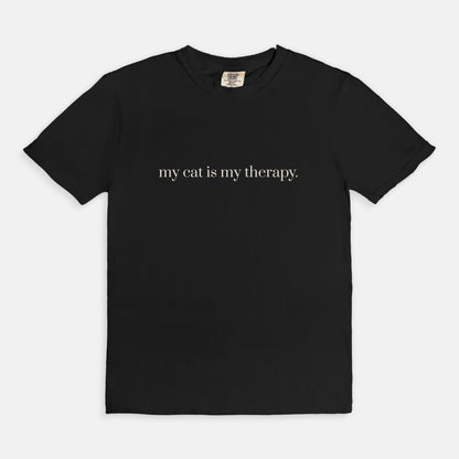 Comfy Tees - my cat is my therapy
