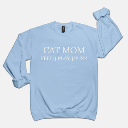 Comfy Sweats - Cat Mom Vibes (crewneck)