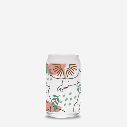 Bloom Cup - Floral Boho Cat (16oz)