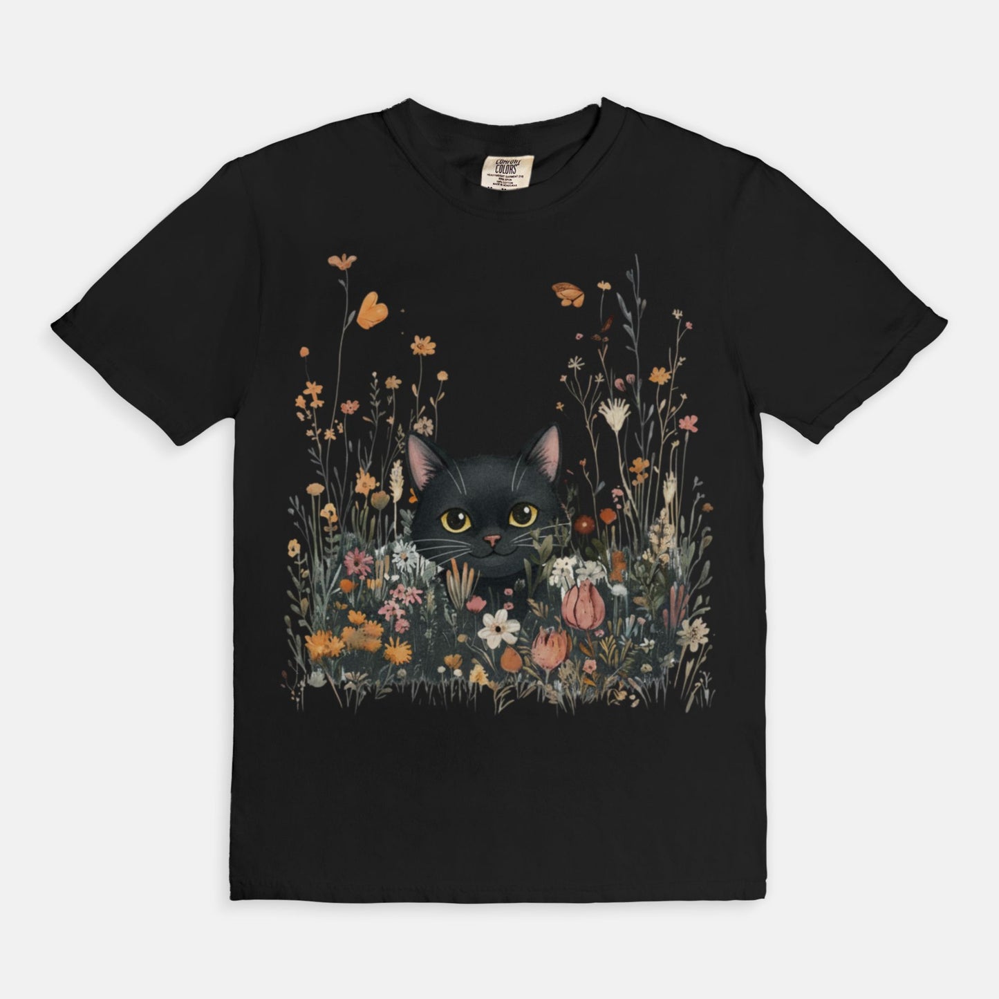 Comfy Tees - Vintage Halloween Cat