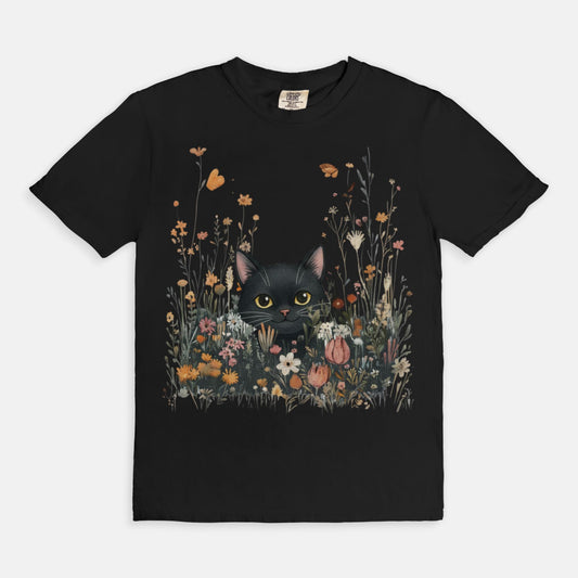 Comfy Tees - Vintage Halloween Cat