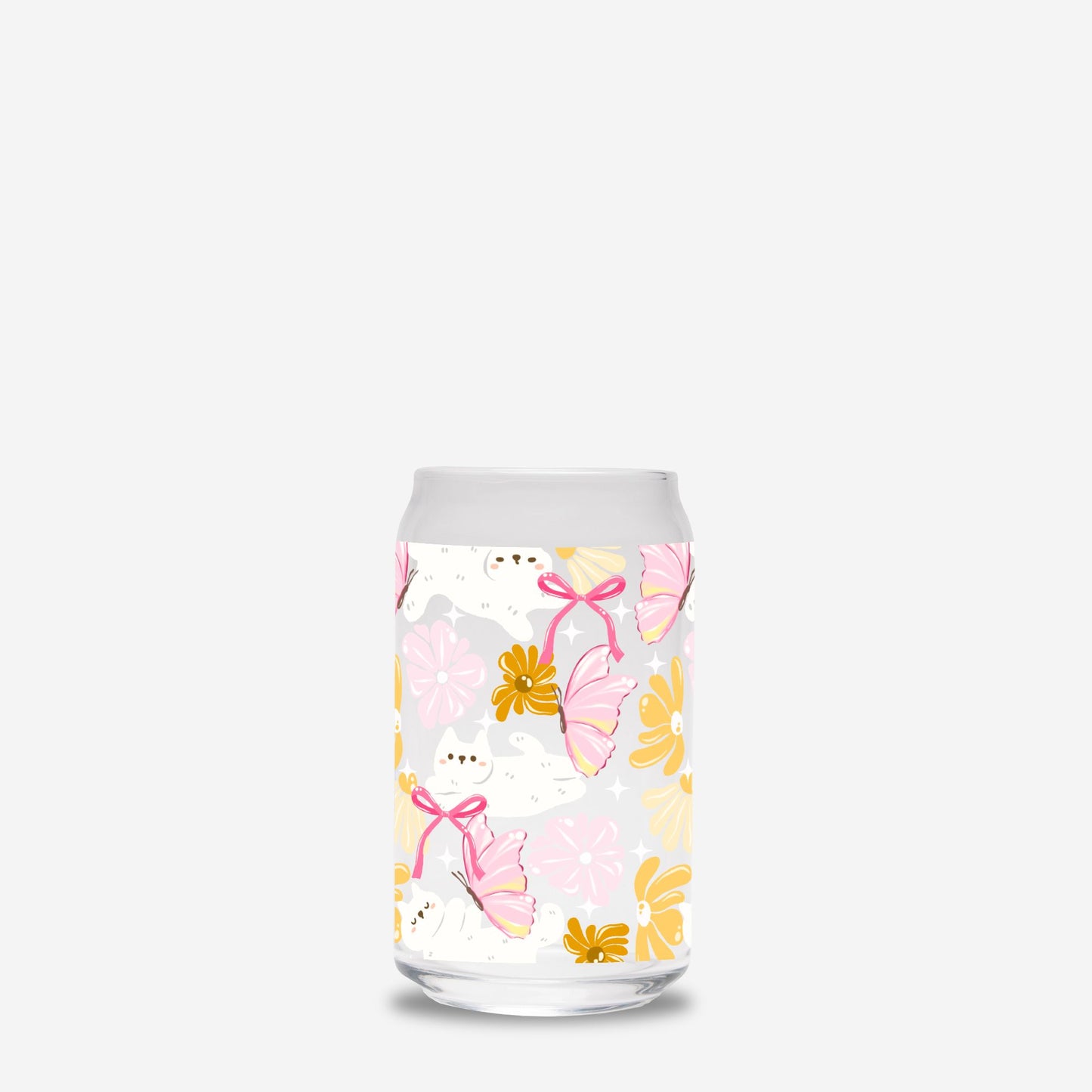 Bloom Cup - Boho Butterfly Cat (16oz)