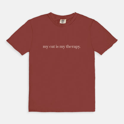 Comfy Tees - my cat is my therapy