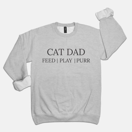 Comfy Sweats - Cat Dad Vibes (crewneck)