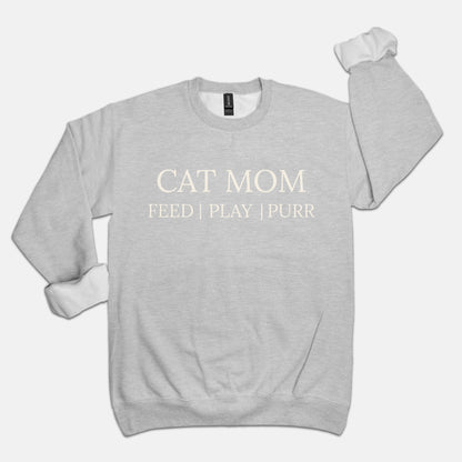 Comfy Sweats - Cat Mom Vibes (crewneck)