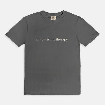 Comfy Tees - my cat is my therapy