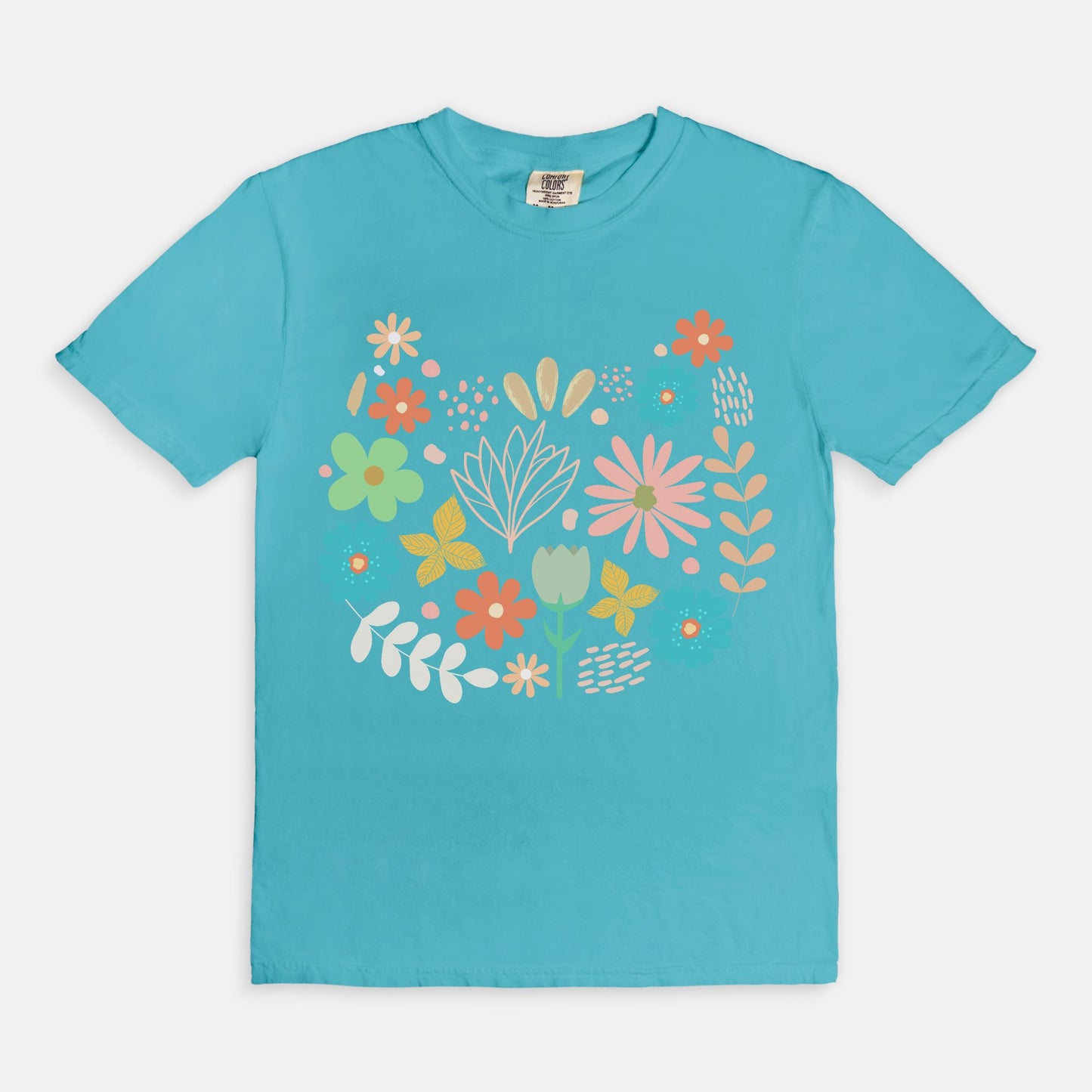 Comfy Tees - Floral Kitty