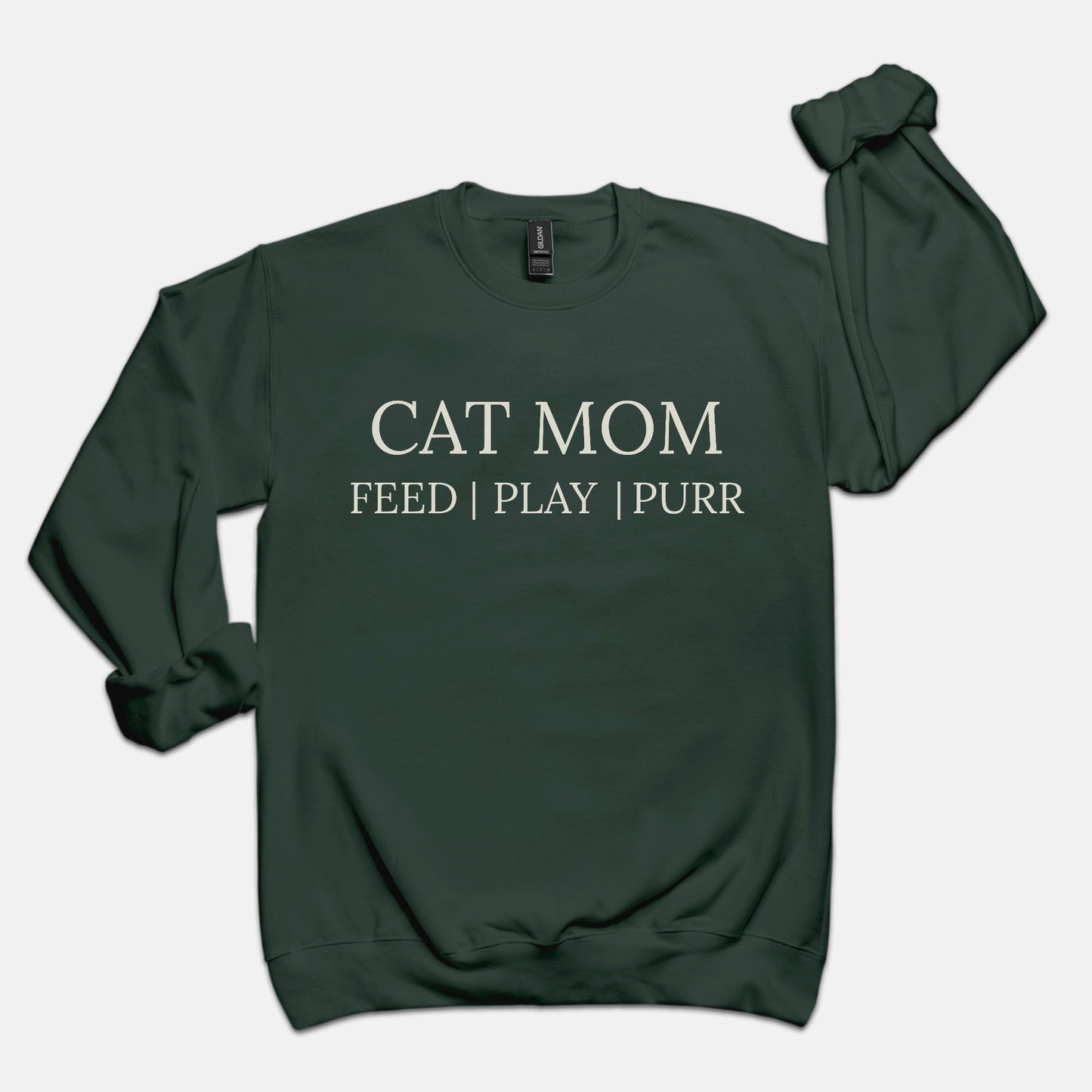 Comfy Sweats - Cat Mom Vibes (crewneck)