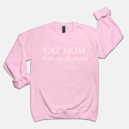 Comfy Sweats - Cat Mom Vibes (crewneck)