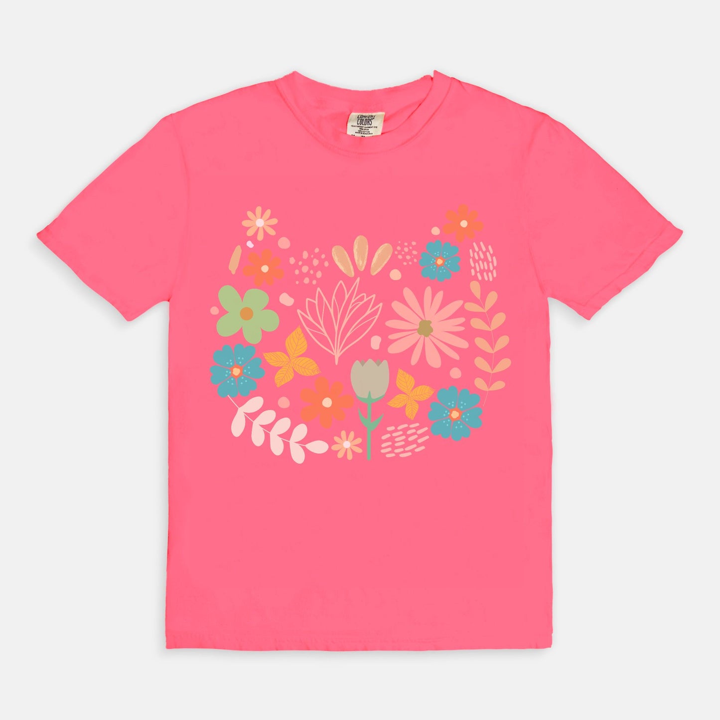 Comfy Tees - Floral Kitty