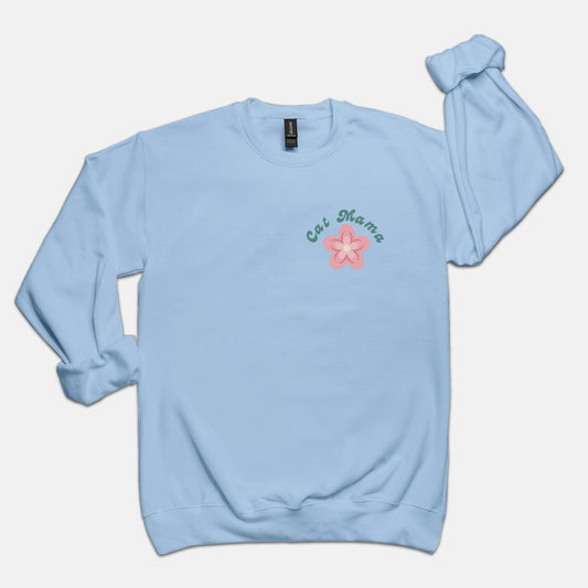 Comfy Sweats - Floral Cat Mama (crewneck)