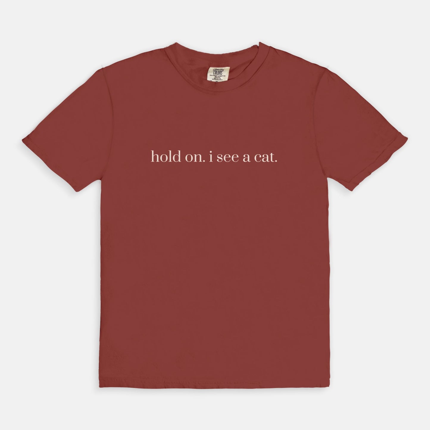 Comfy Tees - hold on. i see a cat.
