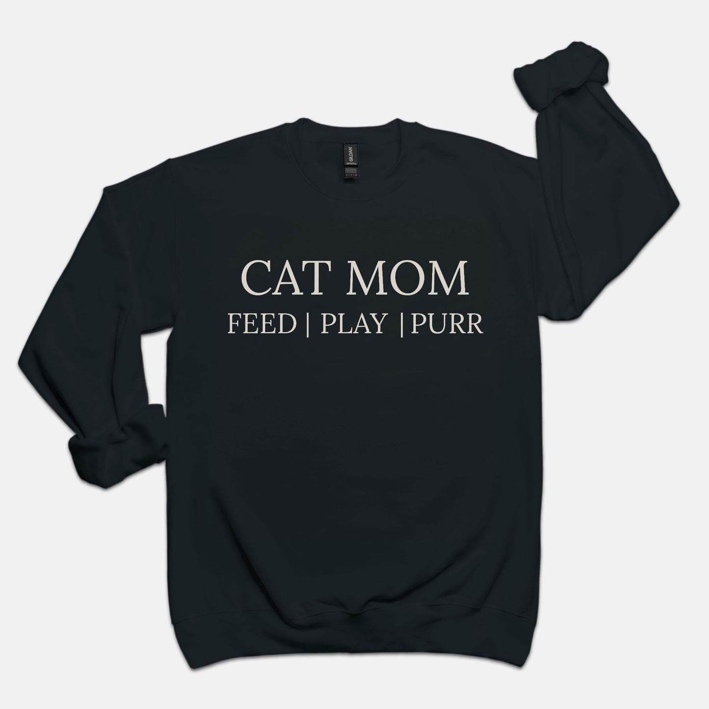Comfy Sweats - Cat Mom Vibes (crewneck)