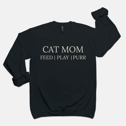 Comfy Sweats - Cat Mom Vibes (crewneck)