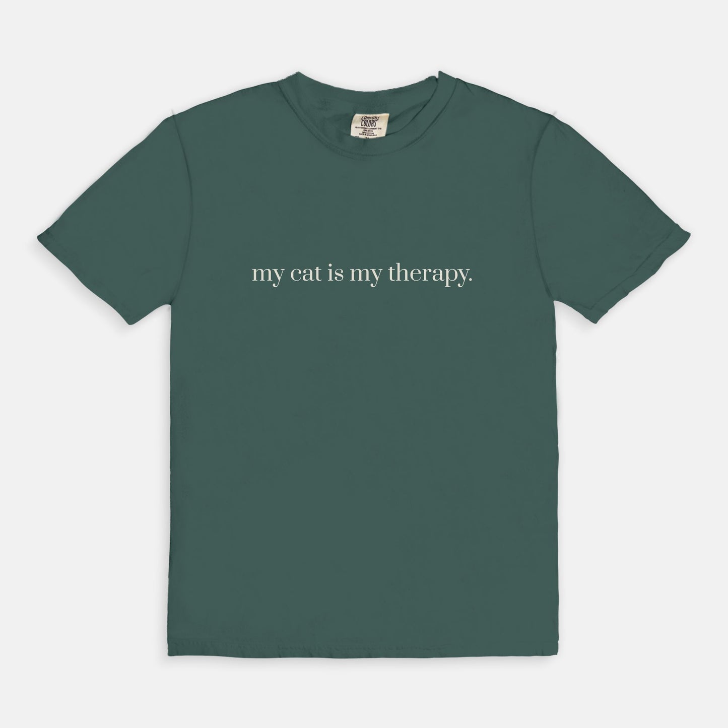 Comfy Tees - my cat is my therapy
