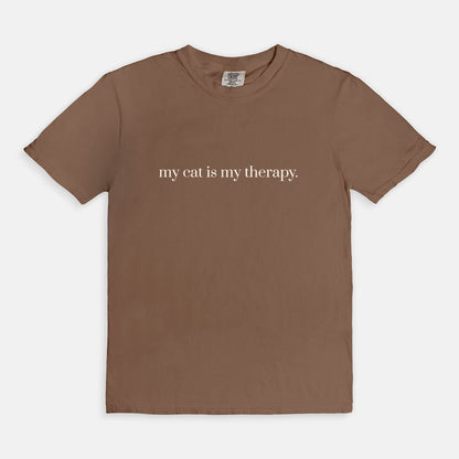Comfy Tees - my cat is my therapy